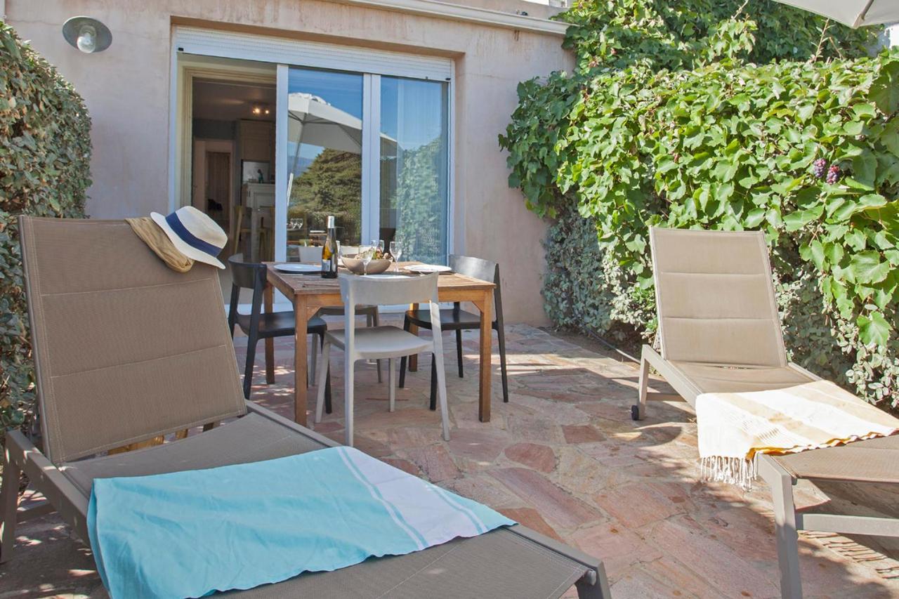 Mare Appart Avec Jardin Et Bbq Vue Mer Et Montagne Plage Et Port A 2 Pas Calvi  Exterior photo